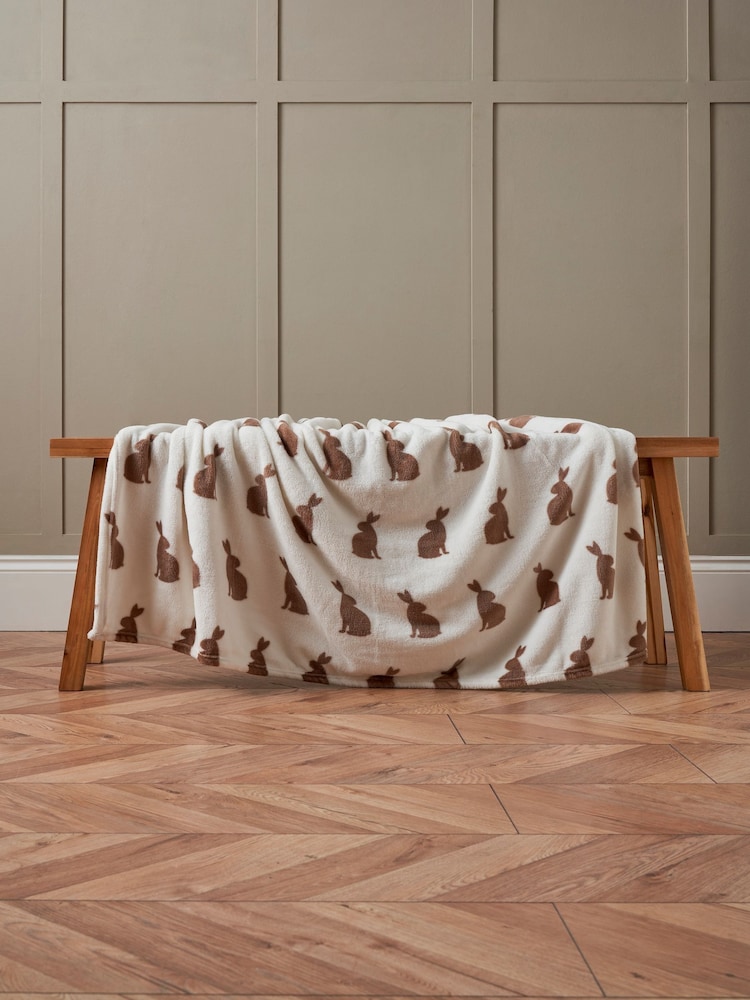 BHS Bunny Throw - Image 1 of 5