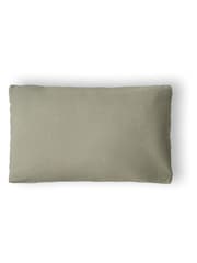 BHS Sage Green Rustic Floral Print Cushion - Image 4 of 5