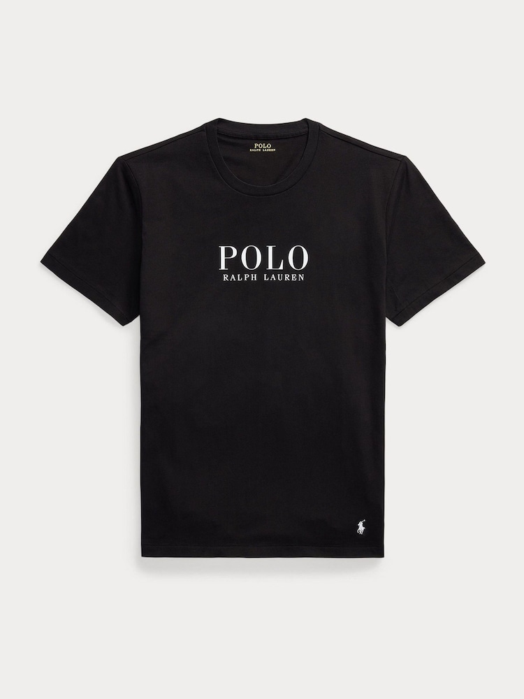 Polo Ralph Lauren Black Large Logo Crew Neck T-Shirt - Image 4 of 4