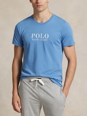 Polo Ralph Lauren Blue Large Logo Crew Neck T-Shirt - Image 1 of 2