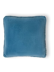 BHS Denim Camille 100% Cotton Cushion - Image 3 of 4