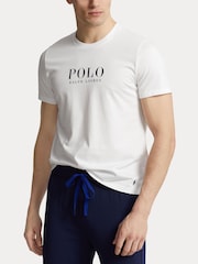 Polo Ralph Lauren White Large Logo Crew Neck T-Shirt - Image 1 of 5