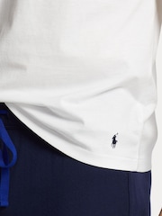 Polo Ralph Lauren White Large Logo Crew Neck T-Shirt - Image 4 of 5