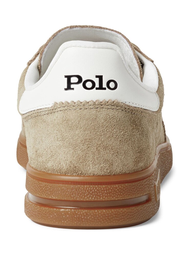 Polo Ralph Lauren Natural Bedford PP Suede Low Top Trainers - Image 2 of 2 Polo Ralph Lauren Natural Bedford PP Suede Low Top Trainers - Image 2 of 2