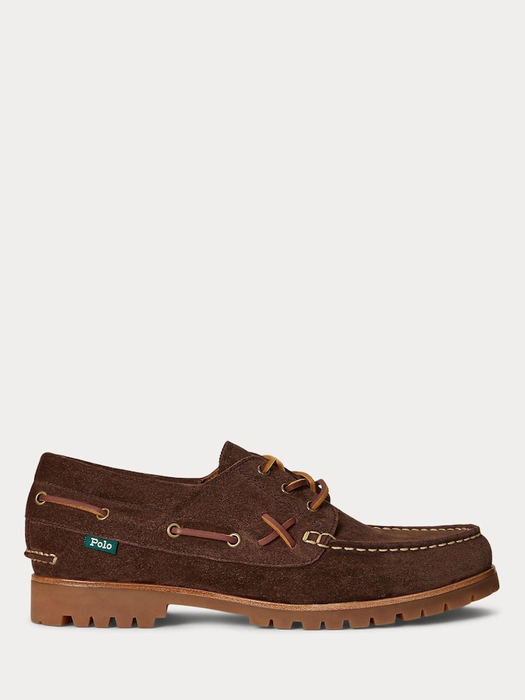 Polo Ralph Lauren Brown Ranger Casual Leather Deck Boat Shoes - Image 1 of 4 Polo Ralph Lauren Brown Ranger Casual Leather Deck Boat Shoes - Image 1 of 4