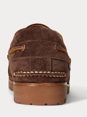 Polo Ralph Lauren Brown Ranger Casual Leather Deck Boat Shoes - Image 3 of 4