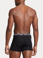 Polo Ralph Lauren Black Long Cotton Stretch Tonal Waistband Boxers 3 Pack - Image 4 of 4