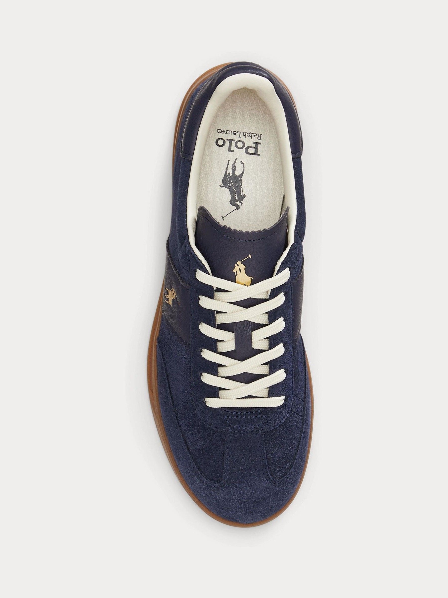 Cumpără Albastru - Polo Ralph Lauren Heritage Area Suede Mix
