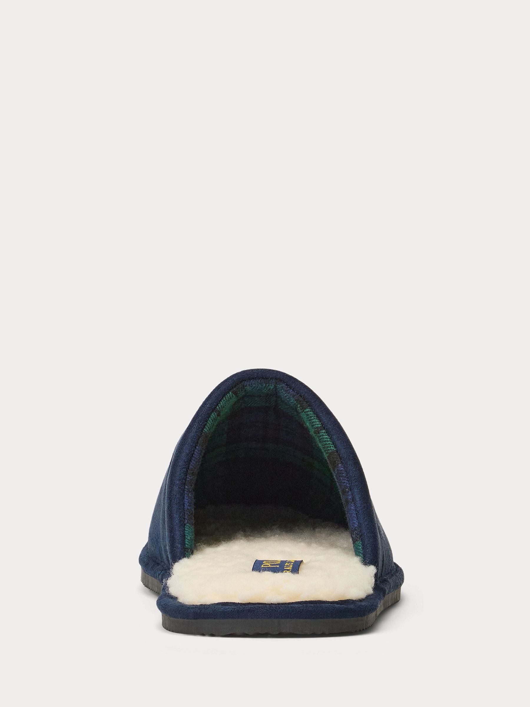 Buy Polo Ralph Lauren Blue Klarence Slip On Slippers from Next USA