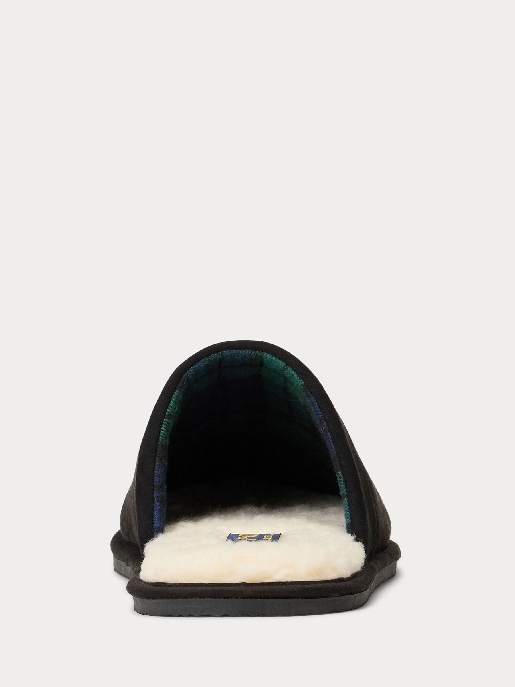 Buy Polo Ralph Lauren Black Klarence Slip On Slippers from Next USA