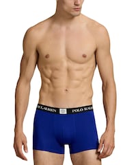 Polo Ralph Lauren Yellow Classic Cotton Stretch Icon Logo Boxers 3 Pack - Image 2 of 4