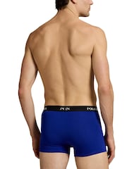 Polo Ralph Lauren Yellow Classic Cotton Stretch Icon Logo Boxers 3 Pack - Image 3 of 4