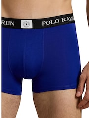 Polo Ralph Lauren Yellow Classic Cotton Stretch Icon Logo Boxers 3 Pack - Image 4 of 4