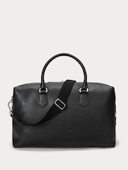 Polo Ralph Lauren Black Large Leather Duffle Bag - Image 3 of 7