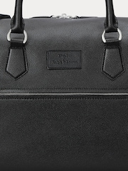 Polo Ralph Lauren Black Large Leather Duffle Bag - Image 5 of 7