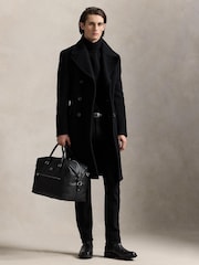 Polo Ralph Lauren Black Large Leather Duffle Bag - Image 7 of 7
