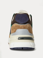 Polo Ralph Lauren Blue Trackster 250 Mix Material Sports Trainers - Image 5 of 5