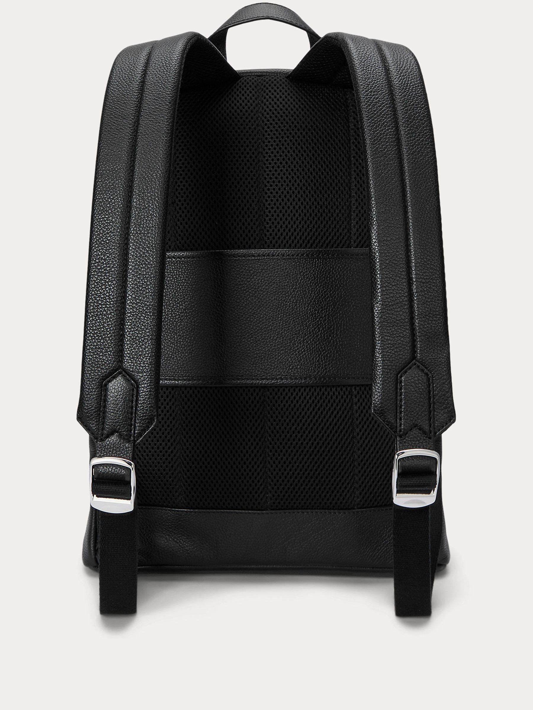 武*田様 Polo Ralph Lauren Backpack 3 Pebbled Leather Backpack for