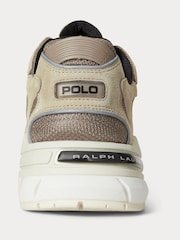 Polo Ralph Lauren Natural Trackster 275 Mix Material Sports Trainers - Image 4 of 4