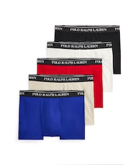 rdeča - Polo Ralph Lauren Classic Raztegljivo boksarice 5 Pack - Slika 1 iz 4