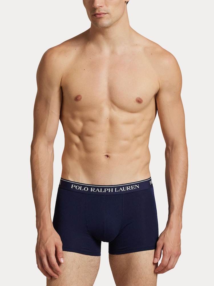 Polo Ralph Lauren Red Stretch Cotton Boxers 3 Pack - Image 2 of 6