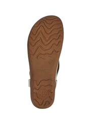 Pavers Silver Elasticated Toe-Post Sandals - Image 6 of 6