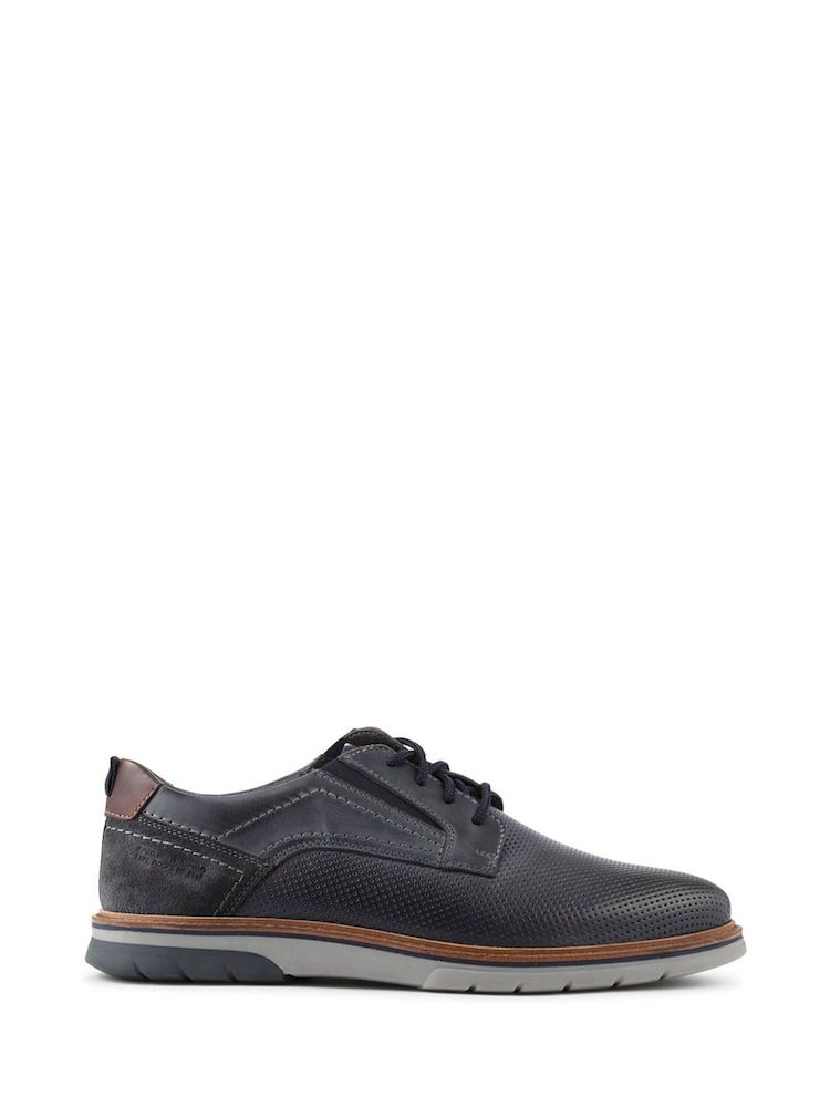 Pavers Blue Dual Fasten Leather Shoes - Image 1 of 5 Pavers Blue Dual Fasten Leather Shoes - Image 1 of 5