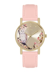 Tikkers Adult Pink RSPB Owl Printed Dial Watch - Image 1 of 3