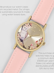Tikkers Adult Pink RSPB Owl Printed Dial Watch - Image 3 of 3