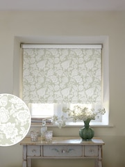 Shabby Chic by Rachel Ashwell® Sage Green Stipple Made to Measure Blackout Roller Blind - Image 1 of 6