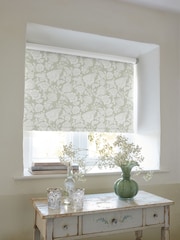 Shabby Chic by Rachel Ashwell® Sage Green Stipple Made to Measure Blackout Roller Blind - Image 2 of 6