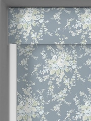 Shabby Chic by Rachel Ashwell® Dusky Blue Garden Floral Made to Measure Blackout Roller Blind - Image 5 of 6