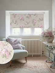 Shabby Chic by Rachel Ashwell® Pink Rose Chintz Made to Measure Blackout Roller Blind - Image 1 of 6