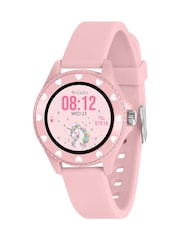 Tikkers Pink Smart Series 34 Silicone Strap Smart Watch - Image 2 of 5