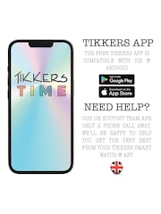 Tikkers Pink Smart Series 34 Silicone Strap Smart Watch - Image 5 of 5