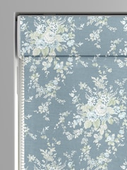 Shabby Chic by Rachel Ashwell® Dusky Blue Garden Floral Made to Measure Roman Blind - Image 5 of 6