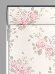 Shabby Chic by Rachel Ashwell® Powder Pink Belle Hydrangea Made to Measure Roman Blind - Image 4 of 6