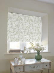 Shabby Chic by Rachel Ashwell® Sage Green Stipple Made to Measure Roman Blind - Image 2 of 6