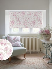 Shabby Chic by Rachel Ashwell® Pink Romantic Rose Made to Measure Roman Blind - Image 1 of 6