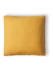 BHS Ochre Herringbone Chenille Cushion - Image 5 of 6