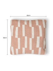 BHS Woven Block Cushion - Image 6 of 6