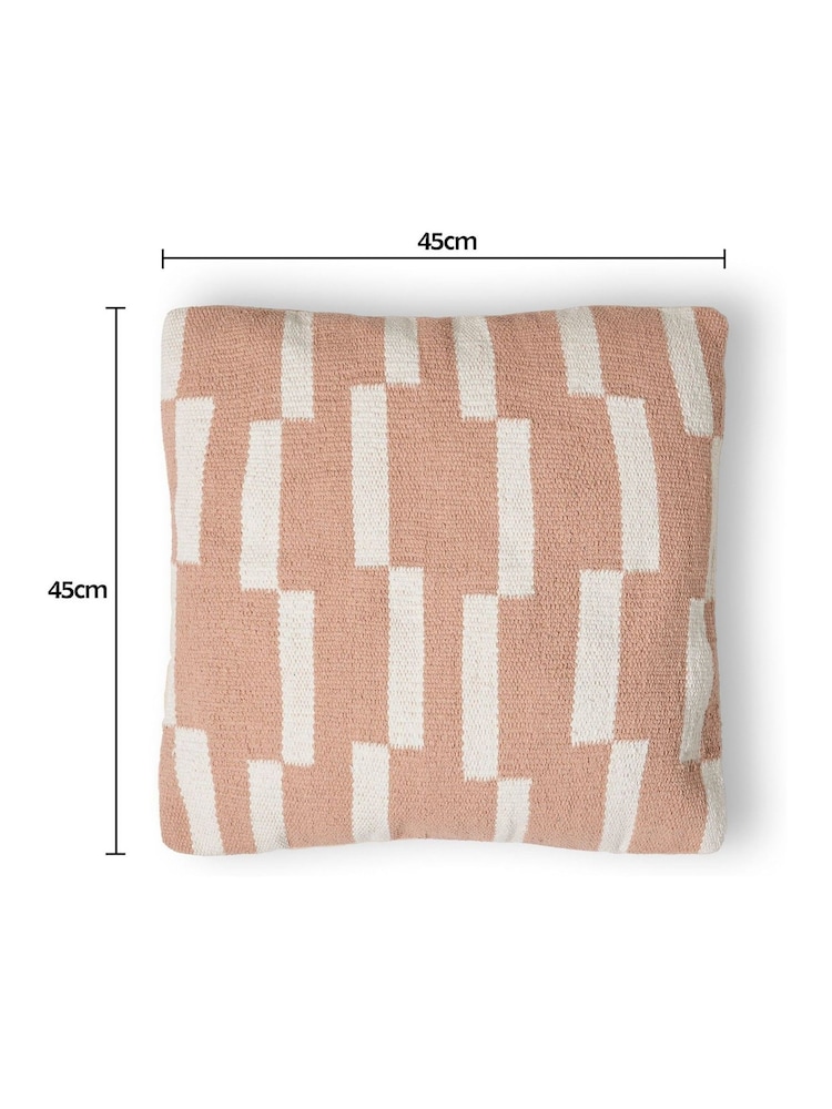 BHS Woven Block Cushion - Image 6 of 6