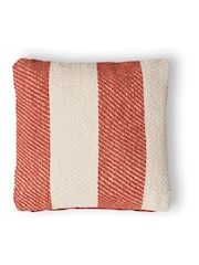 BHS Terracotta Herringbone Chenille Cushion - Image 4 of 6