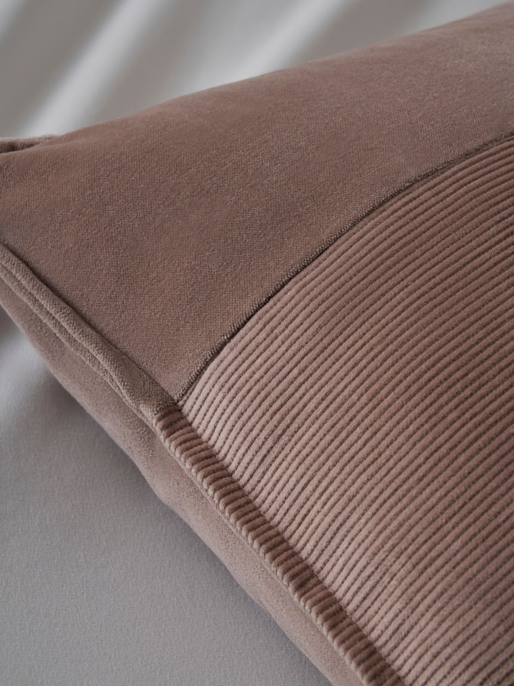 BHS Cord Panel Cushion - Image 2 of 5