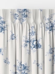 Shabby Chic by Rachel Ashwell® China Blue Sunbleached Floral Made to Measure Curtains - Image 2 of 8