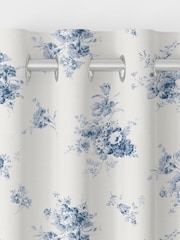 Shabby Chic by Rachel Ashwell® China Blue Sunbleached Floral Made to Measure Curtains - Image 6 of 8