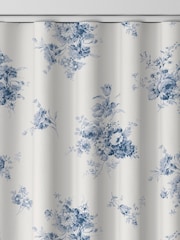 Shabby Chic by Rachel Ashwell® China Blue Sunbleached Floral Made to Measure Curtains - Image 7 of 8
