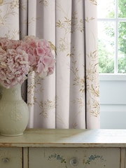 Shabby Chic by Rachel Ashwell® Pink/Tan Bird Chinoiserie Made to Measure Curtains - Image 2 of 9