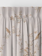 Shabby Chic by Rachel Ashwell® Pink/Tan Bird Chinoiserie Made to Measure Curtains - Image 3 of 9