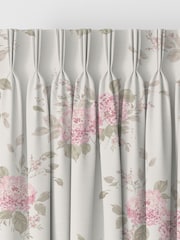 Shabby Chic by Rachel Ashwell® Powder Pink Belle Hydrangea Made to Measure Curtains - Image 2 of 8